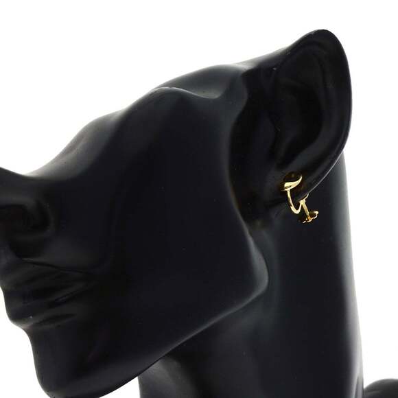 TIFFANY 18k Gold Bean Earrings - Picture 4 of 6